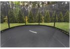 Lean Sport, Pro, trampolina, 14ft, czarno-zielona
