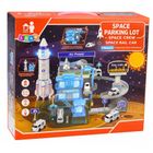 Lean Toys, baza kosmiczna z rakietą, pojazd interaktywny