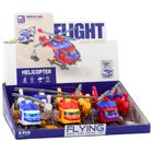 Lean Toys, helikopter ratunkowy z napędem + akcesoria mix