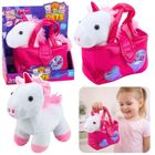 Lean Toys, jednorożec, maskotka w torebce, 25 cm