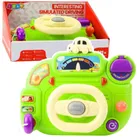 Lean Toys, kierownica, symulator jazdy, zabawka interkatywna, zielona