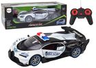 Lean Toys, policja, pojazd zdalnie sterowany, 1:12, biały