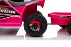 Lean Toys, quad z przyczepą, pojazd na akumulator, różowy, XMX630T