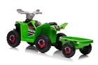 Lean Toys, quad z przyczepą, pojazd na akumulator, zielony, XMX630T
