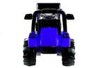 Lean Toys, Traktor, pojazd na akumulator, niebieski