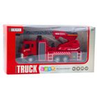Lean Toys, wóz strażacki z wysięgnikiem, pojazd interaktywny