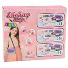 Lean Toys, zestaw piękności do makijażu i paznkoci z torebką, 20 elementów