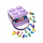 LEGO, Brick 4, pojemnik klocek z uchwytem, fioletowy