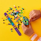 LEGO DOTS, Neonowy tygrys - bransoletka i zawieszka na torbę, 41945