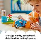 LEGO DUPLO, Niebieski motocykl policyjny, 10471
