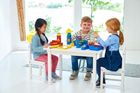 LEGO, lunchbox, niebiesko-czerwony