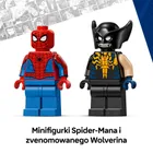 LEGO Marvel, Spider-Man w samochodzie kontra zvenomowany Wolverine, 76336