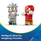 LEGO Sonic the Hedgehog, Silver w samochodzie kontra Knuckles w monster trucku, 77118