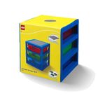 LEGO, szafka na klocki z szufladami, niebieska