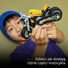 LEGO Technic, Żółty motocykl, 42225