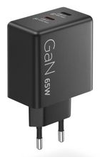 Lenovo, zasilacz, 65W, GaN Dual USB-C, 40AW065BEU
