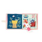 Lilliputiens, Jednorożec Lena, Strażniczka snów, książeczka aktywizująca z mini przytulanką, 18m+