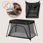 Lionelo, Alice, łóżeczko turystyczne, 3w1, Black