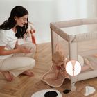 Lionelo, Amelie, kompaktowe łóżeczko turystyczne, black carbon