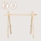 Lionelo, Anis, drewniany stojak edukacyjny, baby gym