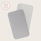 Lionelo, bambusowe prześcieradło z gumką, biały/szary, 42-80 cm, 2 szt.