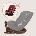 Lionelo, Bastiaan, fotelik samochodowy, i-Size, RWF, Red Burgundy, 40-150 cm