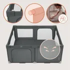 Lionelo, Florence, kojec dla dzieci, Easy Fold, grey graphite