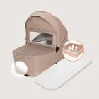 Lionelo, Freya, wózek wielofunkcyjny, składana gondola, 3w1, beige sand