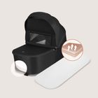 Lionelo, Freya, wózek wielofunkcyjny, składana gondola, 3w1, black onyx