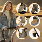 Lionelo, Meril, wózek wielofunkcyjny, 2w1, Grey Stone