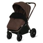 Lionelo, Mika Plus, wózek spacerowy, mocha mousse