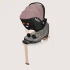 Lionelo, Moxie, fotelik samochodowy z bazą, i-Size, Pink Mauve, 40-87 cm