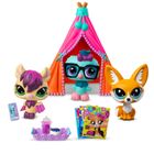 Littlest Pet Shop, Piżama party, zestaw 3 figurek z akcesoriami