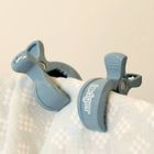 Lodger, Ocean, zestaw uniwersalnych klipsów do wózka, niebieskie, 2 szt.