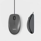 Logitech, M100, mysz, black