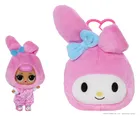 L.O.L. Surprise, Loves Hello Kitty, Reversible Plush, mini laleczka w pluszowym etui, 1 szt.