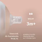 Lovi, Mammafeel, smoczek dynamiczny do karmienia, wolny przepływ, 3m+