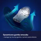Lovi, Stardust Blue, silikonowy smoczek, dynamiczny, 6-18m, 2 szt