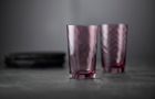Lyngby Glas, Vienna, szklanki wysokie, fioletowe, 400 ml, 4 szt.