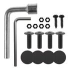 Maclean, podstawka biurkowa na monitor lub laptop, sprężyna gazowa, czarna, MC-493