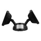 Maclean, ścienna lampa LED, z czujnikiem PIR, 20W, 1500LM, IP65, NEUTRAL WHITE 4000K, czarna, MCE524 B