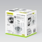 Maestro, czajnik elektryczny, szklany, biały, 1,7l, 2200W, MR-063