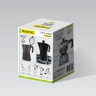 Maestro, kawiarka na 6 filiżanek, czarna, MR-1666-6