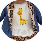 Mario, interaktywna lalka bobas, żyrafa, 45 cm