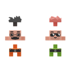 Marioinex, Mini Waffle, City, Śmieciarka, klocki konstrukcyjne, 148 elementów