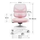 Mark Adler, Junior 5.3, fotel obrotowy, różowy