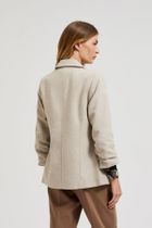 Marynarka damska, beżowa, Moodo