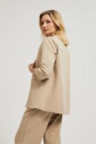 Marynarka damska, beżowa, Moodo