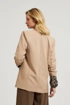 Marynarka damska, brązowa, Moodo