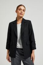 Marynarka damska, czarna, Moodo